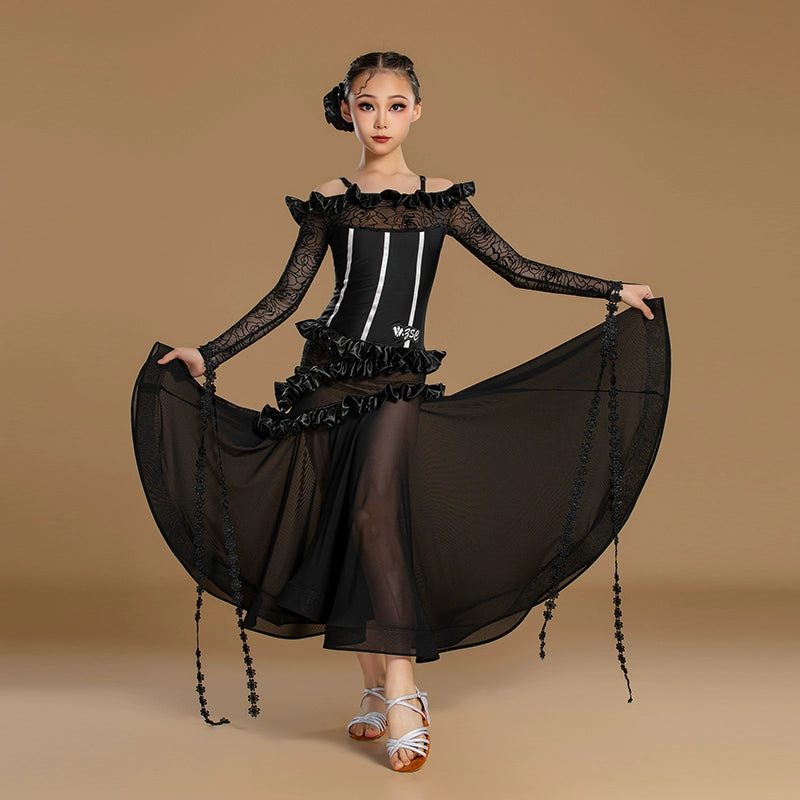 Girls Ballroom Dance Dresses for Kids Waltz Tango National Standard Da – Moderndancedress.com Girls Ballroom Dance Dresses for Kids Waltz Tango National Standard Da – Moderndancedress.com