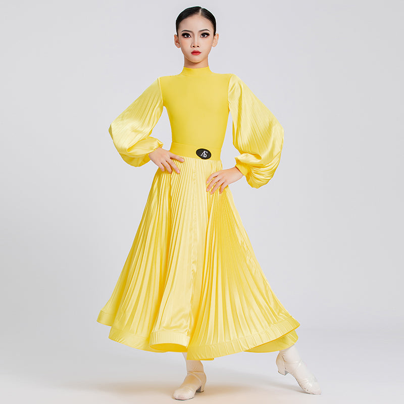 Colorful Competition Ballroom Dance Dresses for Girls Kids Yellow Blue Moderndancedress.com Colorful Competition Ballroom Dance Dresses for Girls Kids Yellow Blue Moderndancedress.com