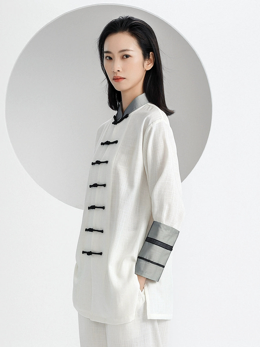 Tai Chi Clothing for Women and Men Wushu Competition Martial Arts Performance Uniforms Chinese Kung Fu Performance Clothing - Moderndancedress.com