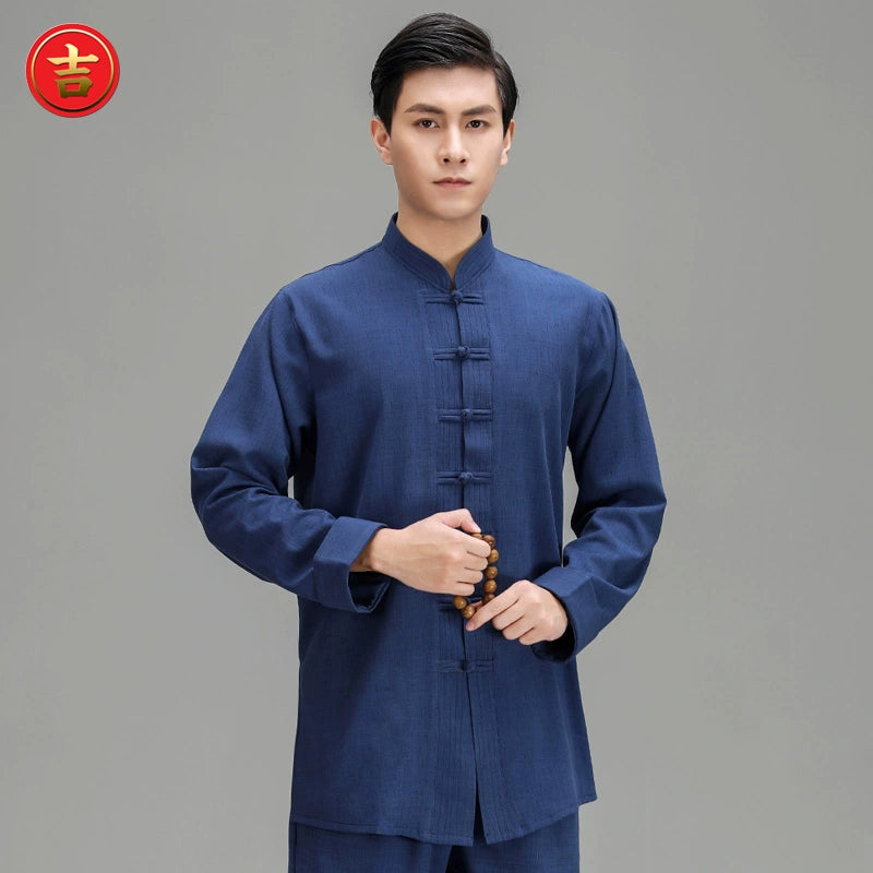 Taiji suit for men and women with long sleeves and trousers can be customized - Moderndancedress.com