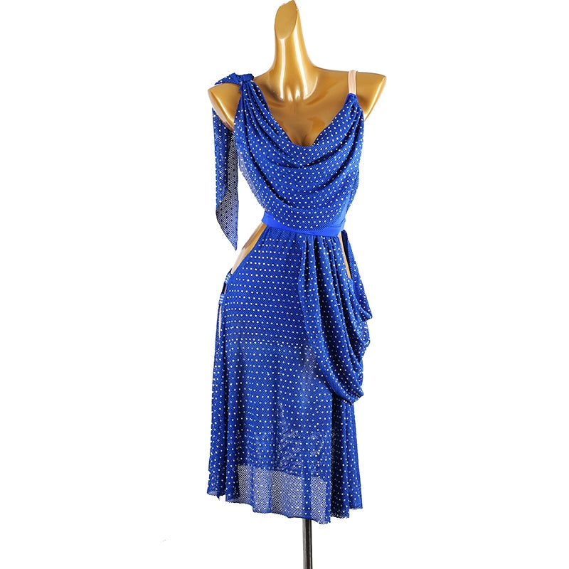 Orange royal blue bling tulle professional Latin dance dresses for women girls salsa rumba chacha competition costumes Moderndancedress.com Orange royal blue bling tulle professional Latin dance dresses for women girls salsa rumba chacha competition costumes Moderndancedress.com