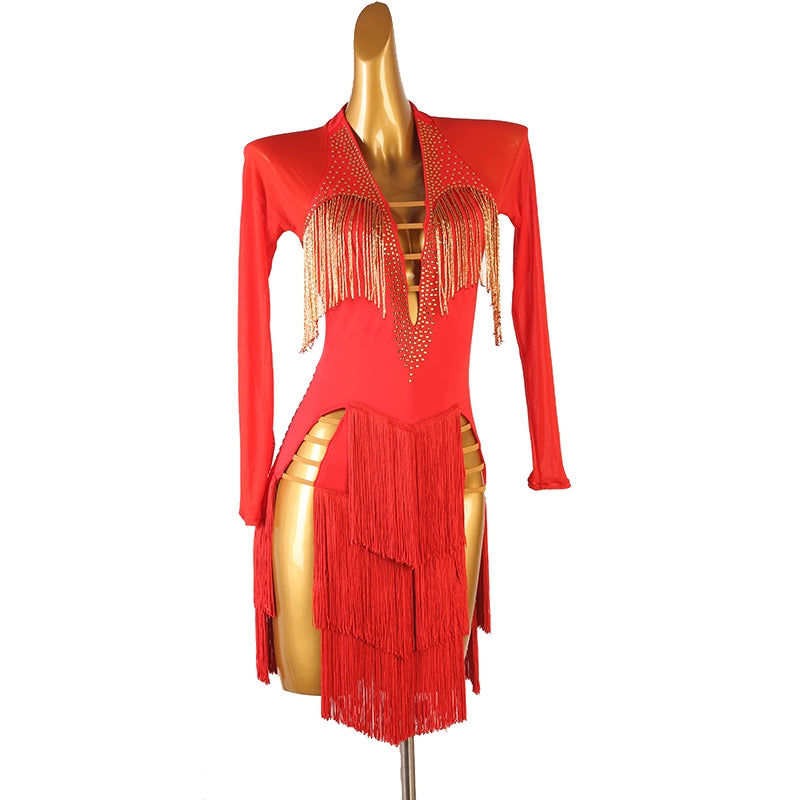 Black Red Gold Fringe Competition Latin Dance Dress for Women Girls Salsa Rumba Chacha Fringed Tube Bead Rumba Jive Chacha Dancing Dress Moderndancedress.com Black Red Gold Fringe Competition Latin Dance Dress for Women Girls Salsa Rumba Chacha Fringed Tube Bead Rumba Jive Chacha Dancing Dress Moderndancedress.com
