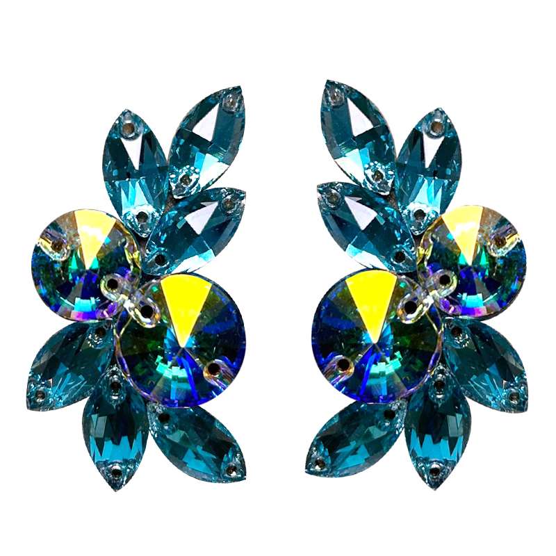 Rhinestones Dance  Earrings for Women  Modern Latin Ballroom Tango Salsa Dance Competition Ear Accessories