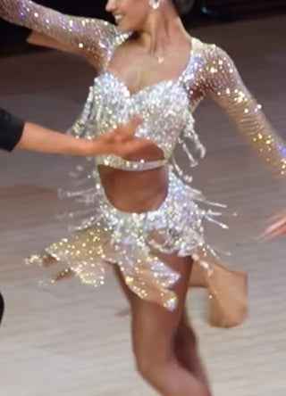 Custom Latin dance dress