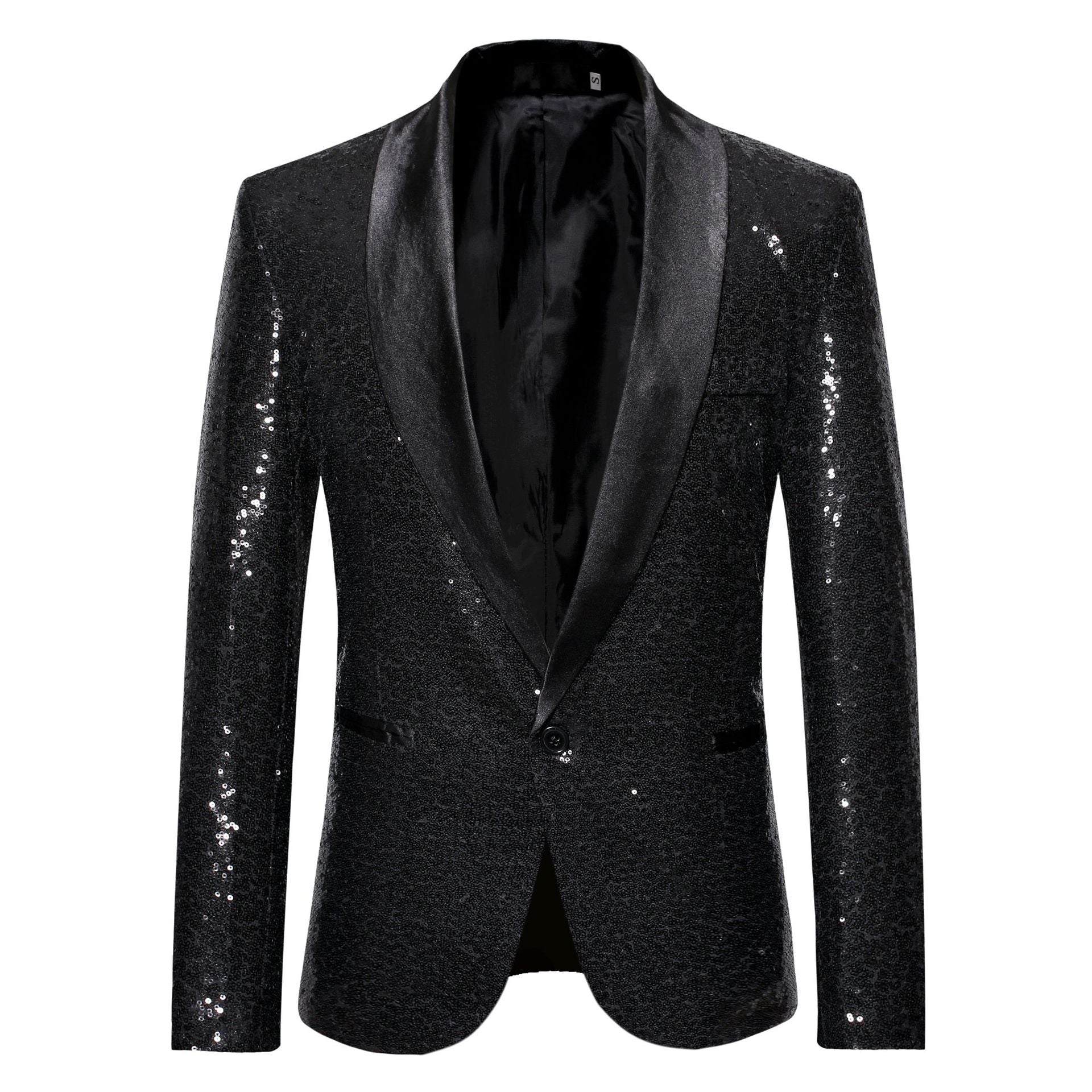Pink Gold  Silver Blue Sequins Jazz Dance Blazers for Men Youth Host Singers Choir Band Music Production Consert Party Performance Coats for Male - Moderndancedress.com