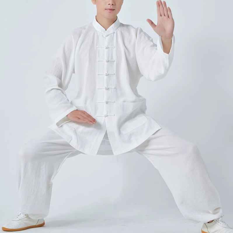 Adult children cotton Tai chi Uniform kids Martial arts Suit chinese Kung fu Wushu Clothes taiji quan clothing jacket+pants - Moderndancedress.com