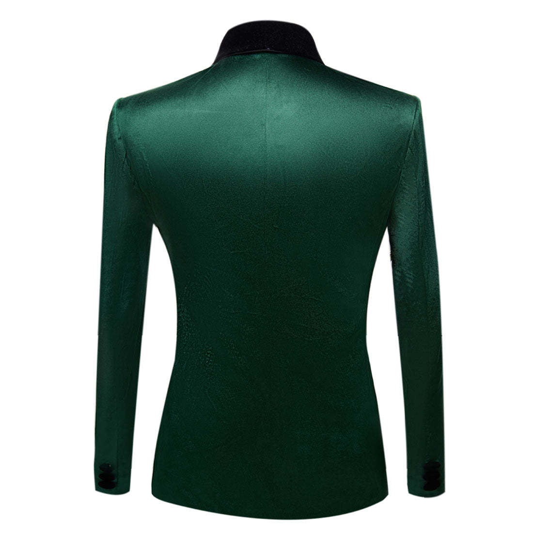 Men's green velvet green jazz dance blazer  singer host choir performance rave dance jackets wedding party groom wedding formal dress coat - Moderndancedress.com