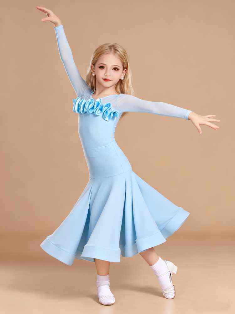 Girls Ballroom Dance Dresses Pink Blue Ruffles Waltz Tango Latin Ballroom Dance Dress for Kids Waltz Dancing Swing Skirts Moderndancedress.com Girls Ballroom Dance Dresses Pink Blue Ruffles Waltz Tango Latin Ballroom Dance Dress for Kids Waltz Dancing Swing Skirts Moderndancedress.com