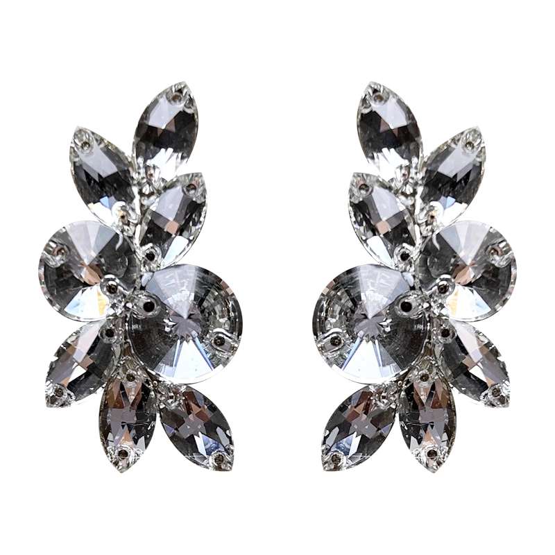 Rhinestones Dance  Earrings for Women  Modern Latin Ballroom Tango Salsa Dance Competition Ear Accessories