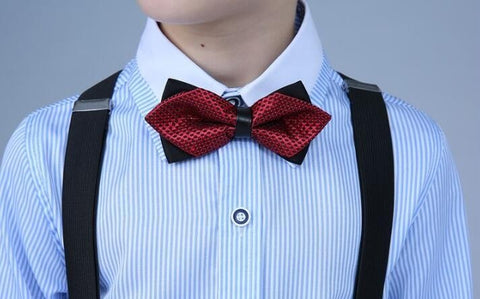 Children's bow tie, baby tie, boy bow tie, men's bow tie, English style bow tie - Moderndancedress.com