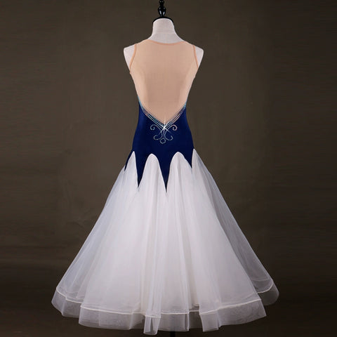 Ballroom Dance Dresses Modern Dance Competition Dress National Standard Dance Dress Female Adult Waltz Friendship Dance Skirt - Moderndancedress.com