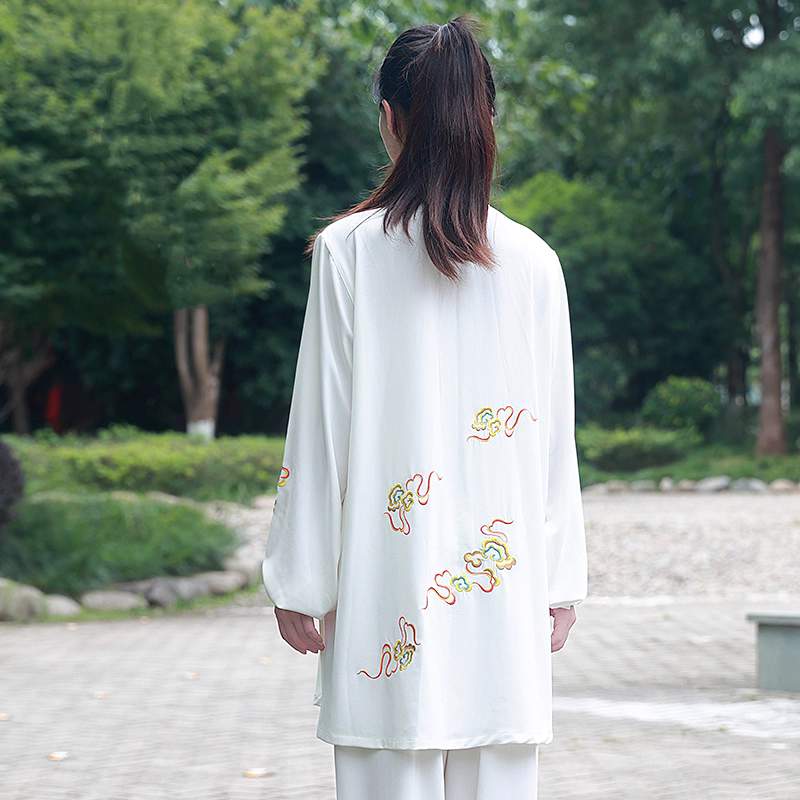 Tai Chi Clothing for Unisex Cotton Embroidered Wushu Martial Art Tai Jiquan Performance Uniforms