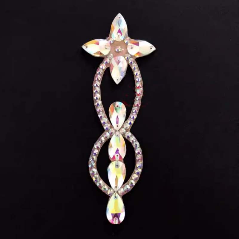 Latin dance  headdress for women girls kids rhinestones forehead headpiece hair accessories jewelry - Moderndancedress.com