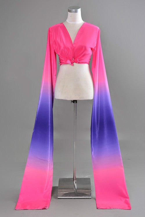 Long Sleeve Chinese Yangko Dance Costume Chinese Fency Dance Dress for Show Women Female Traditional National Dance Costume 89 - Moderndancedress.com