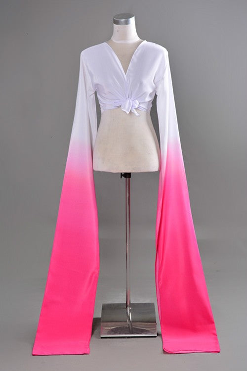Long Sleeve Chinese Yangko Dance Costume Chinese Fency Dance Dress for Show Women Female Traditional National Dance Costume 89 - Moderndancedress.com