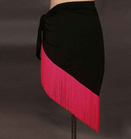 Women  Latin Dance Skirt Professional Sumba Tassel Dancing Skirt Adult Cheap Rumba Latin Dance Dress - Moderndancedress.com
