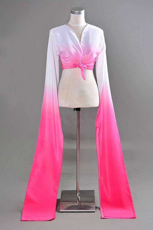 Long Sleeve Chinese Yangko Dance Costume Chinese Fency Dance Dress for Show Women Female Traditional National Dance Costume 89 - Moderndancedress.com