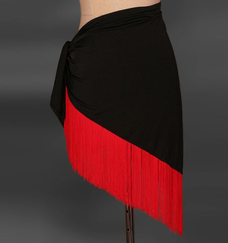 Women  Latin Dance Skirt Professional Sumba Tassel Dancing Skirt Adult Cheap Rumba Latin Dance Dress