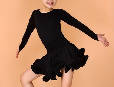Girls Latin Dance Dress Children Fancy Dress Kids Ballroom Dance Wear Salsa Tango Rumba Cha Cha Costume