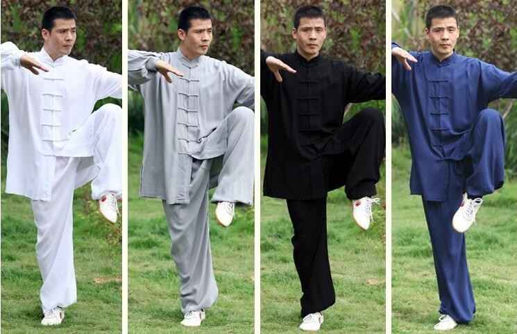 Tai chi Uniform Cotton 5 Colors High Quality Wushu Kung fu Clothing Kids Adults Martial arts Wing Chun Suit