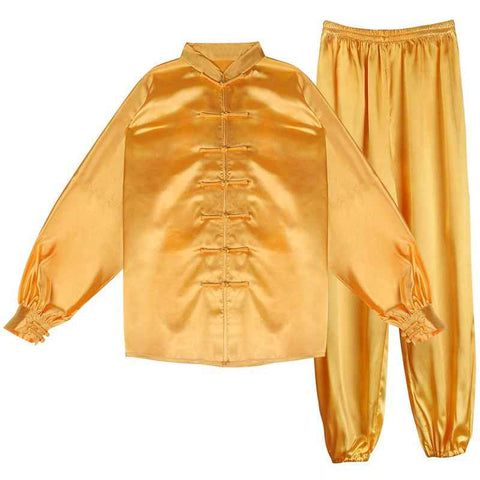 Chinese Kung Fu uniforms Long sleeve Tai Chi clothing South Korea Martial Arts Costume wushu Performance Suit.