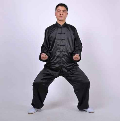 Chinese Kung Fu uniforms Long sleeve Tai Chi clothing South Korea Martial Arts Costume wushu Performance Suit - Moderndancedress.com