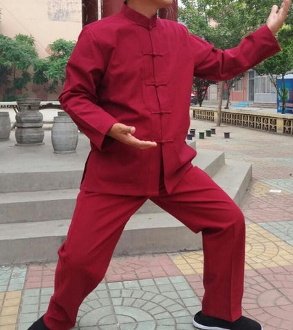 pure cotton tai chi suits Traditional Chinese men kung fu martial arts clothing sets wing chun tang suit clothes