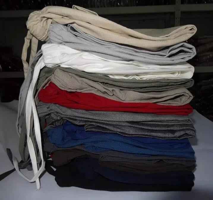 Pure cotton kung fu sports pants practise old-coarse male tang-suit breathable trousers Chinese traditiona tai chi leisure pants - Moderndancedress.com
