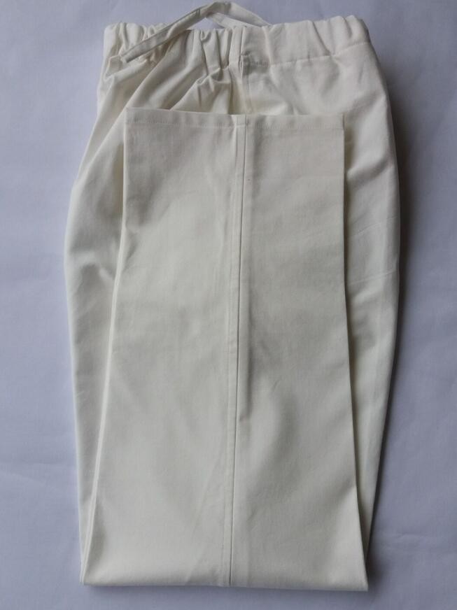 Pure cotton kung fu sports pants practise old-coarse male tang-suit breathable trousers Chinese traditiona tai chi leisure pants