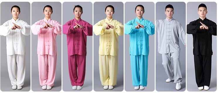 Chiffon Tai Chi Clothing for Summer Martial Arts - Chinese Style Exercise Wear for Middle-Aged and Elderly Men and Women - Moderndancedress.com
