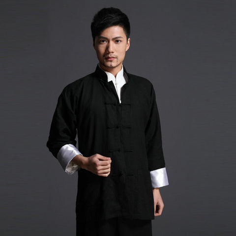 Bruce lee Wing Chun tai chi martial arts clothing set kung fu uniform chinese traditional Tang suits men's clothes Jacket+pants