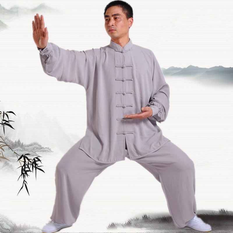 Adult children cotton Tai chi Uniform kids Martial arts Suit chinese Kung fu Wushu Clothes taiji quan clothing jacket+pants - Moderndancedress.com