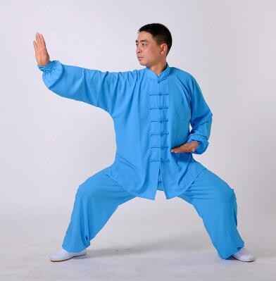 Adult children cotton Tai chi Uniform kids Martial arts Suit chinese Kung fu Wushu Clothes taiji quan clothing jacket+pants - Moderndancedress.com