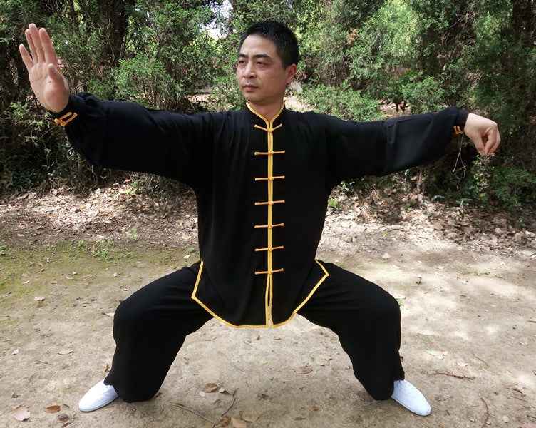 Adult children cotton Tai chi Uniform kids Martial arts Suit chinese Kung fu Wushu Clothes taiji quan clothing jacket+pants - Moderndancedress.com