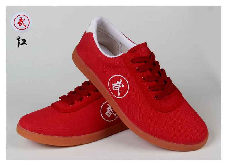 Canvas Tai Chi Shoe Tendon Good Quality Martial Art Shoes Soft Bottom Practice kung fu Shoes Wingchun Shoes - Moderndancedress.com