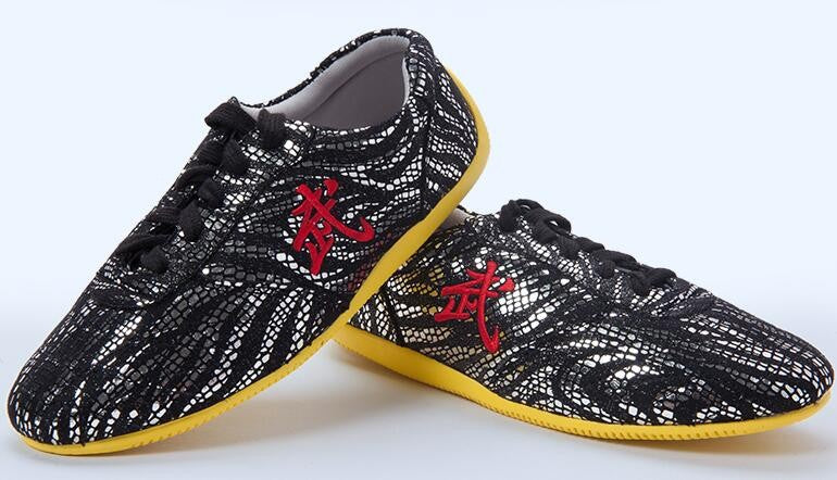 Wushu Tai Chi Shoe, Soft Tendon At The End Of The Super Fiber Leather Martial Art Shoes, Children adult kungfu Shoe