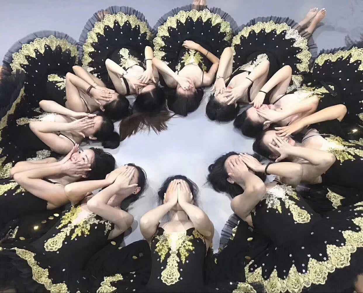 Professional Ballet Tutus Adult Swan lake Ballet Dance Clothes for girls Pancake tutu Child Ballerina Figure Skating Dress - Moderndancedress.com