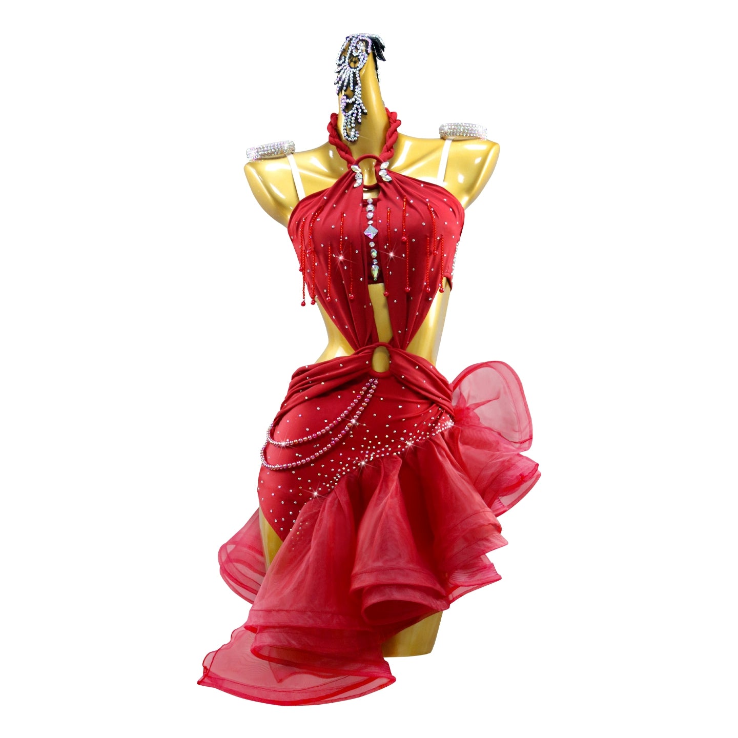 Wine Latin Dance Dresses for Women Girls Latin Salsa Chacha Ball Blackpool Performance Costumes