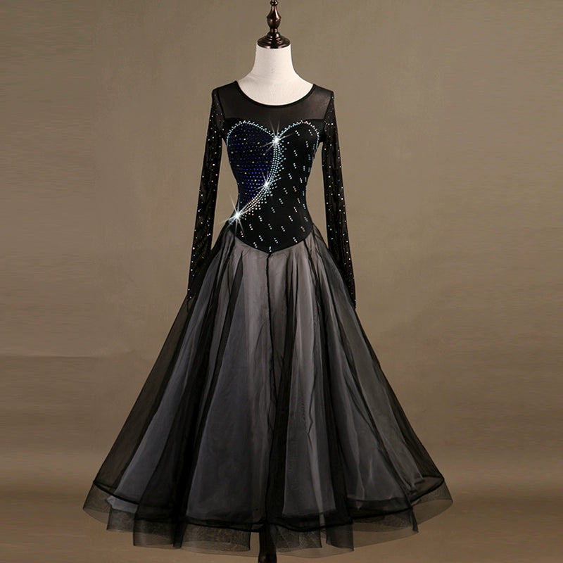 Ballroom Dance Dresses Modern Dance Performance Friendship Dance Big Pendant Skirt Standard Dance Dress - Moderndancedress.com