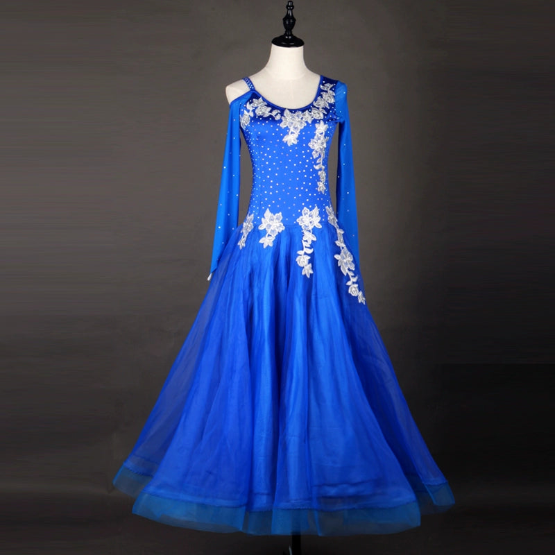 Ballroom Dance Dresses Waltz National Standard Dress high-end modern competition dress - Moderndancedress.com