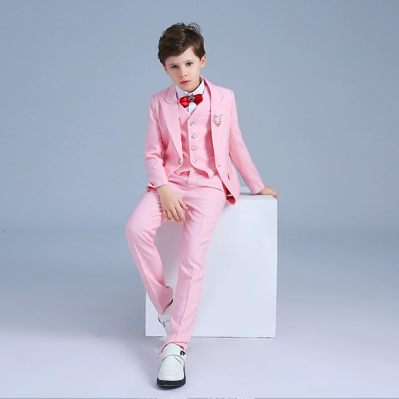 Children's suits boys' dresses wedding girls small suits Korean versioncatwalk costumes - Moderndancedress.com