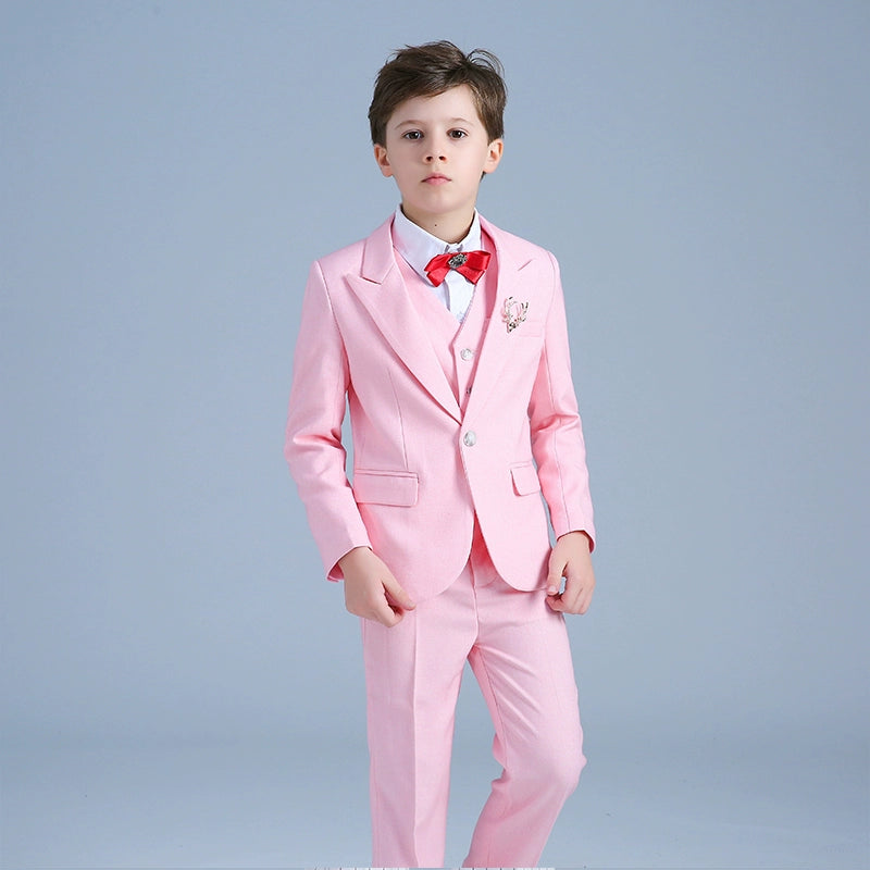 Children's suits boys' dresses wedding girls small suits Korean versioncatwalk costumes - Moderndancedress.com