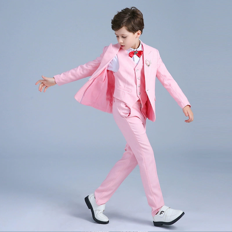 Children's suits boys' dresses wedding girls small suits Korean versioncatwalk costumes - Moderndancedress.com
