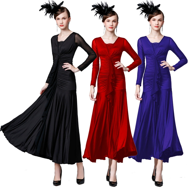 Olemoden dress, ballet dress, national standard dress, Waltz dress - Moderndancedress.com