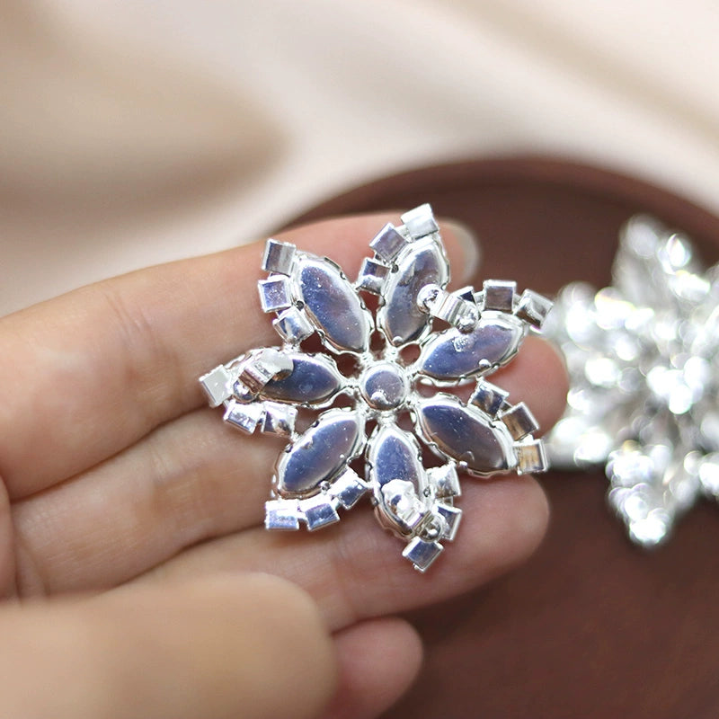 DIY stained glass rhinestone corsage for dance headdress party dress performance shoes hats bags decorations jewelry accessories 4.5cm - Moderndancedress.com