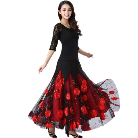 Women's Ballroom Dance Dresses Modern Dance Suit, Friendship Suit, Performing Dress, Tango Dress, Waltz Dress, National Standard Dance - Moderndancedress.com