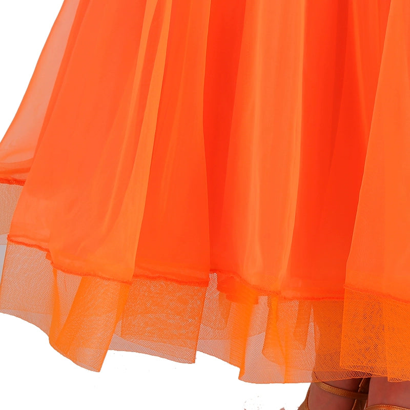 Ballroom Dance Dresses Fashion Skirt, National Standard Dance Dress, Waltz Show Competition Costume - Moderndancedress.com