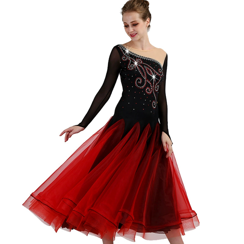 Ballroom Dance Dresses ballroom dance group show dress modern dance competition dress National Standard Dance Dress - Moderndancedress.com