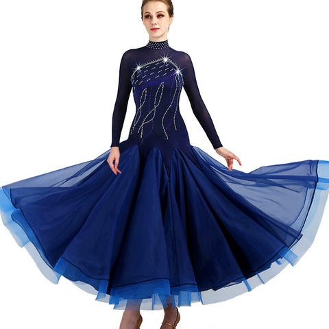 Ballroom Dance Dresses Modern Dance Competition Skirt, Dress, Tango Ballroom Dance Dress - Moderndancedress.com