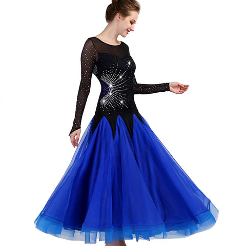 Ballroom Dance Dresses Waltz Tango Dresses for the National Standard Dance Fashion Show Competition - Moderndancedress.com